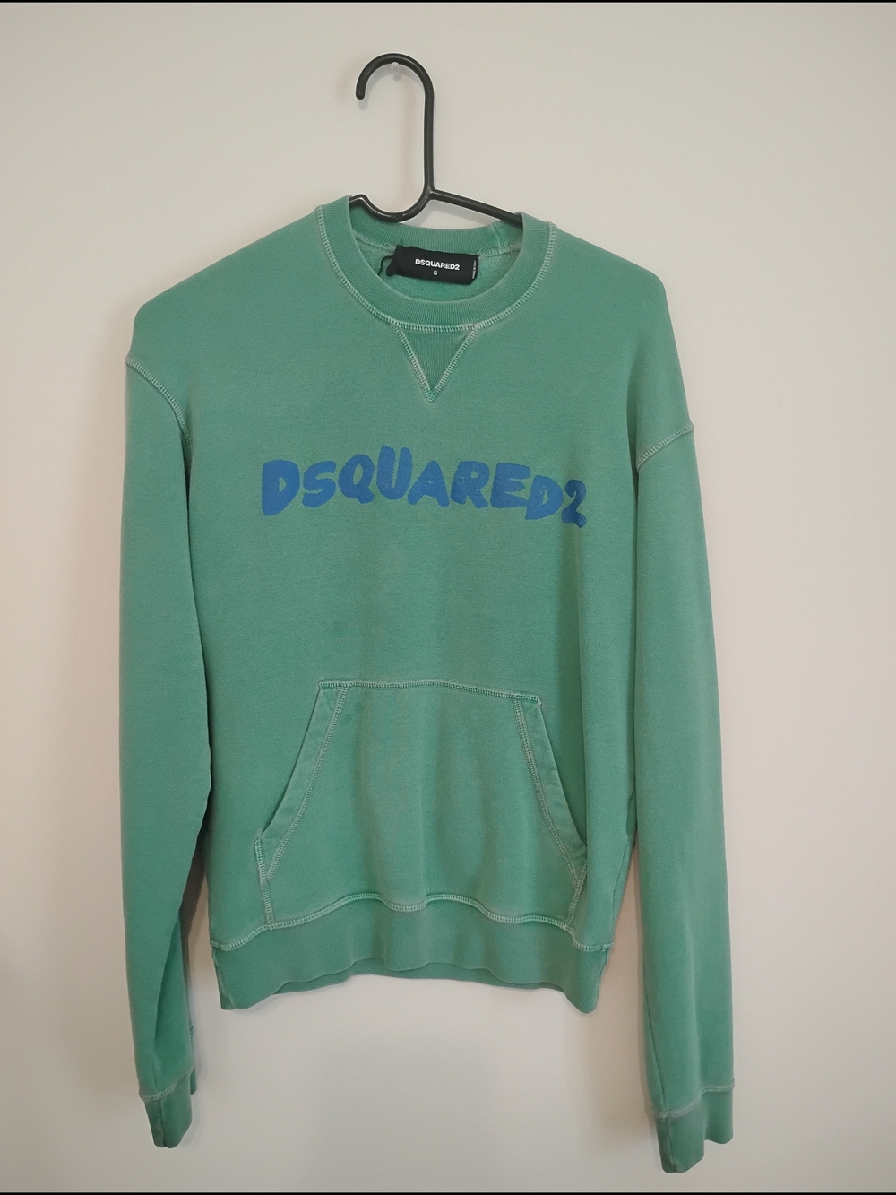 Dsquared2 Green Logo Crewneck Sweatshirt